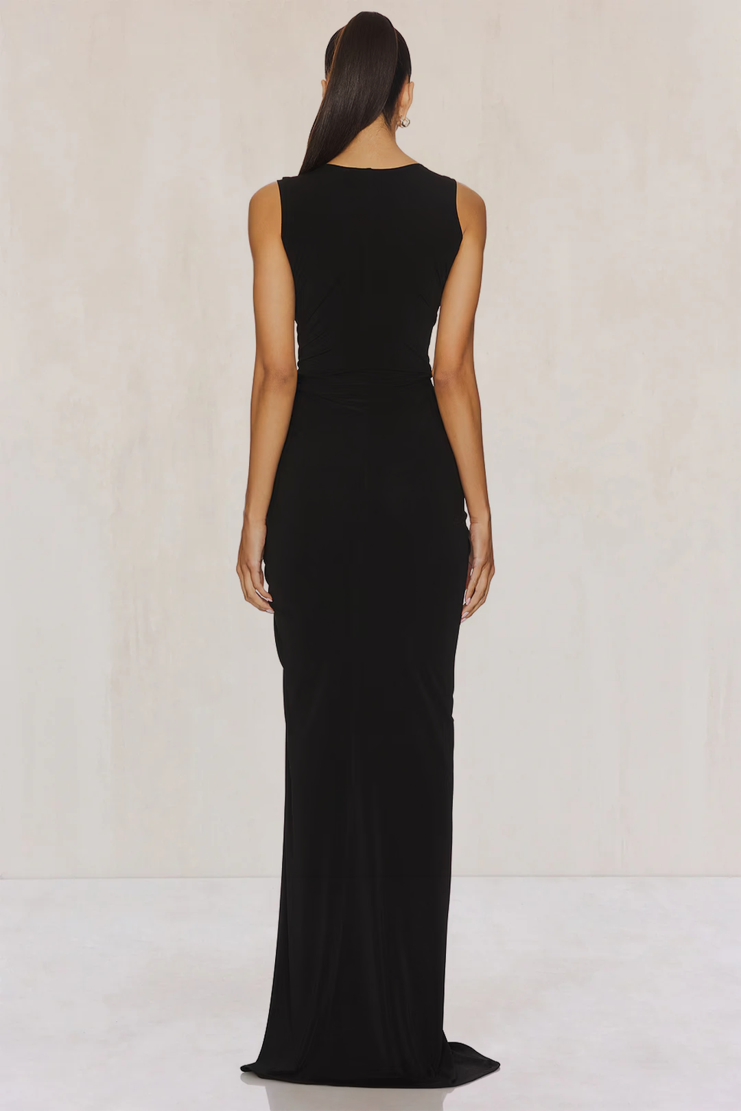 Gathered Belt Dress