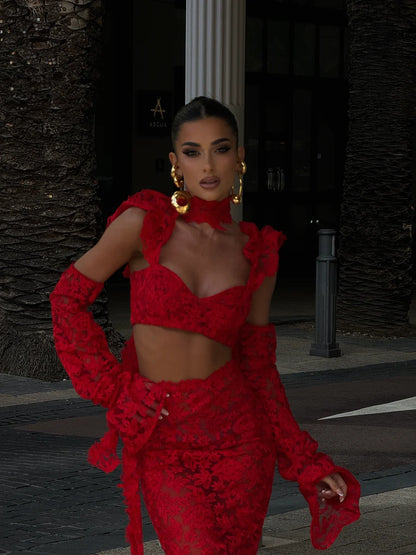La Bonita Long Skirt & La Bonita Corset