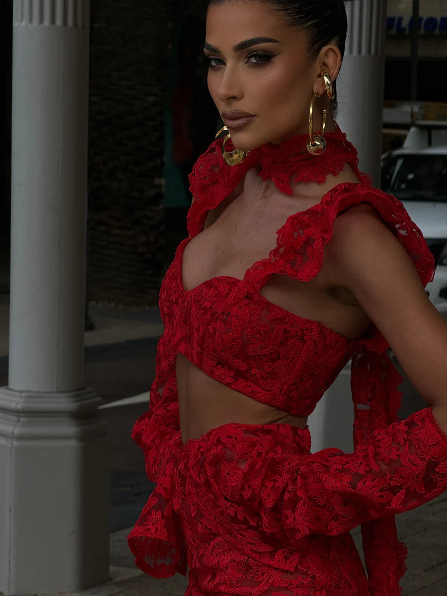 La Bonita Long Skirt & La Bonita Corset