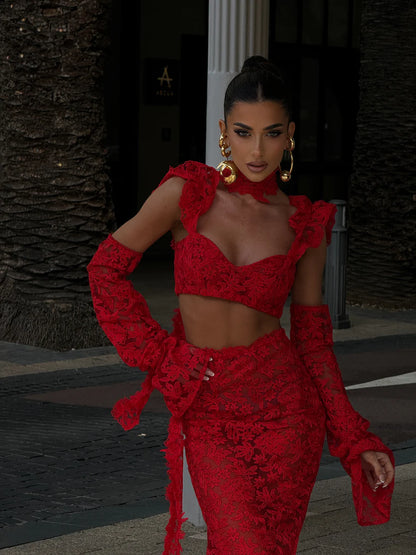 La Bonita Long Skirt & La Bonita Corset