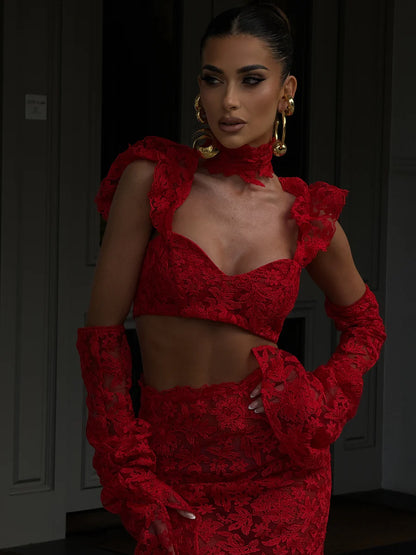 La Bonita Long Skirt & La Bonita Corset