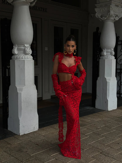 La Bonita Long Skirt & La Bonita Corset